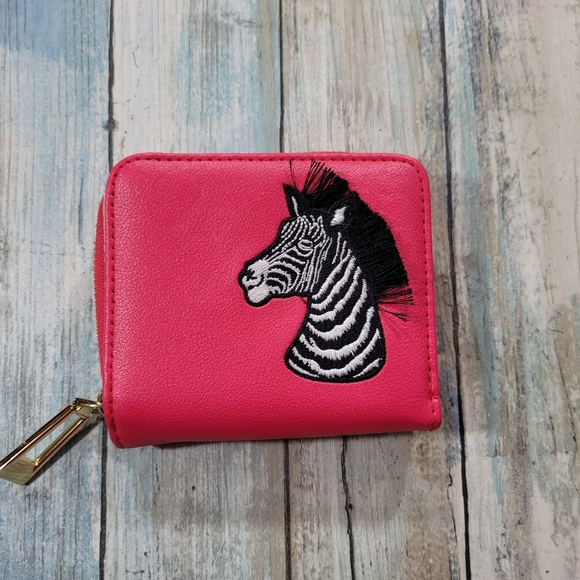 Pink Zebra Wallet. - Picture 1 of 6